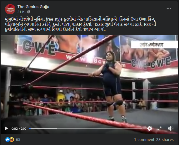 (female wrestler)