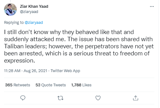 attacked by Taliban