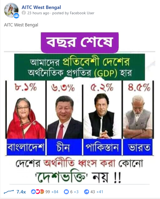 ভারতের তুলনায় প্রতিবেশি দেশের GDP বেশি image 3