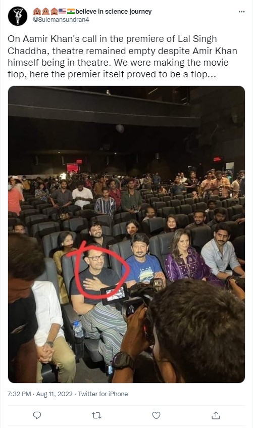 Laal Singh Chaddha premiere