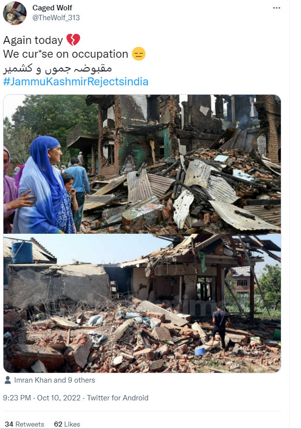 damaged houses