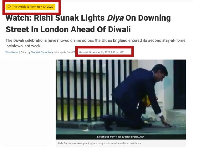 ரிஷி சுனக் தனது அலுவலகம் நுழையும் முன்பு விளக்கேற்றி வழிபட்டதாக பரவும் தகவல் - 06