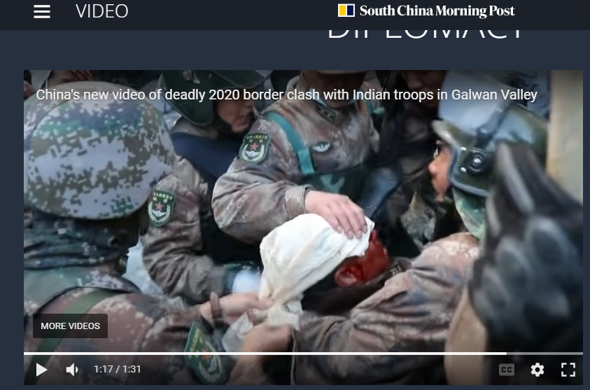 A 2020 video of a PLA soldier injured during the clash between Indian and Chinese troops in Galwan Valley is being falsely shared as a clip of the December 9, 2022 conflict at Tawang, Arunachal Pradesh.