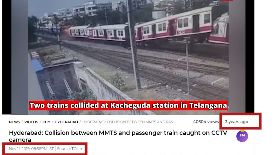 Live Train Accident