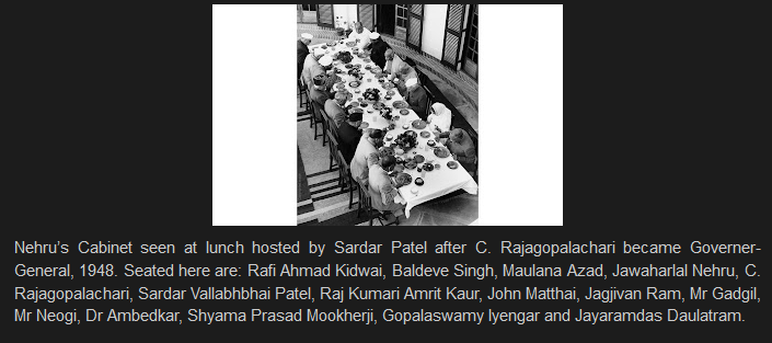 જવાહરલાલ નેહરુ અને અન્ય કેબિનેટ મિનિસ્ટર ઈફ્તાર પાર્ટી કરી રહ્યા હોવાના દાવા સાથે વાયરલ થયેલ તસ્વીરનું સત્ય