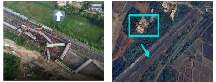 Odisha Train Accident Site 
