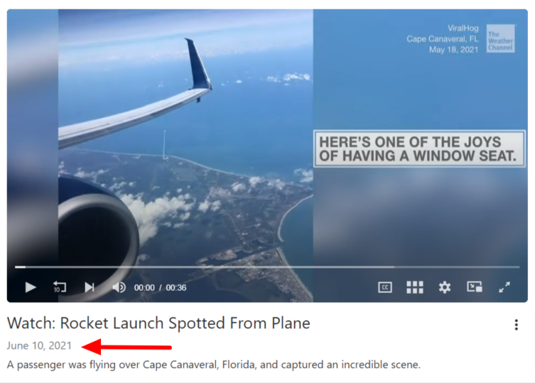 Screengrab from Weather website