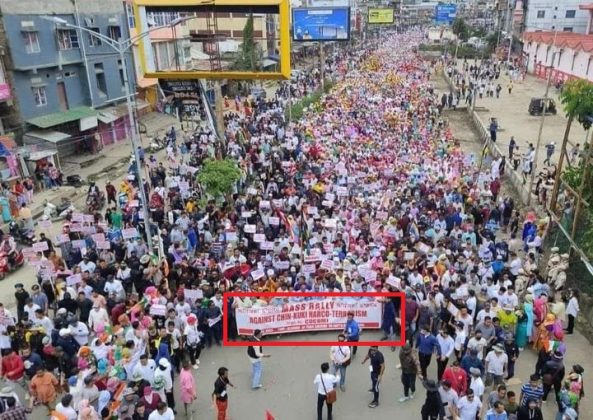 Fact check: ಮಣಿಪುರ ಬೆತ್ತಲೆ ಪ್ರಕರಣದ ಆರೋಪಿಗಳನ್ನು ಬೆಂಬಲಿಸಿ ರಾಲಿ ಎಂದು ತಪ್ಪಾದ ಫೋಟೋ ಹಂಚಿಕೆ