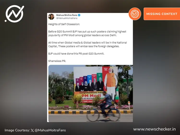 Fact Check: Old Image Of Billboard Showing PM Narendra Modi As The Most ...