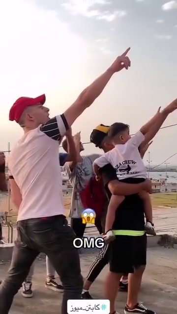 Scene from the viral video