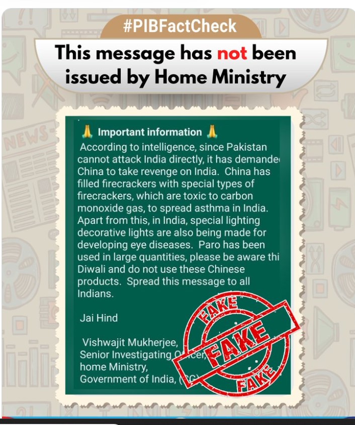 Tweet by PIB Fact check