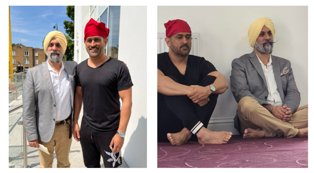ਕਿਸਾਨ ਅੰਦੋਲਨ ਦਰਮਿਆਨ ਮਹਿੰਦਰ ਸਿੰਘ ਧੋਨੀ ਗੁਰਦੁਆਰਾ ਸਾਹਿਬ ਪਹੁੰਚੇ