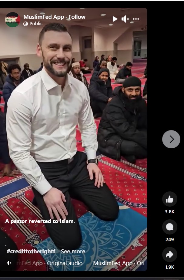 Facebook post by MuslimFed App