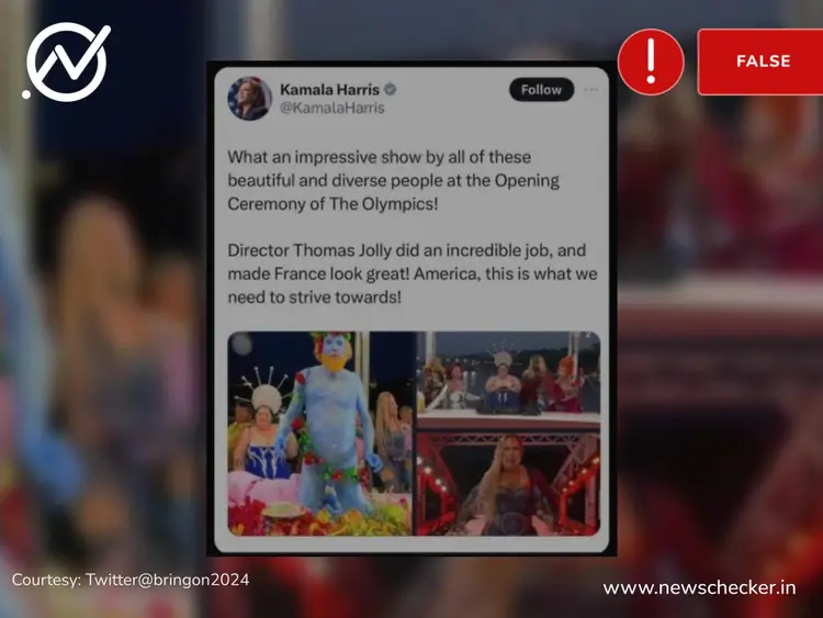 Fact Check: Did Kamala Harris Praise Controversial Opening Ceremony Of ...