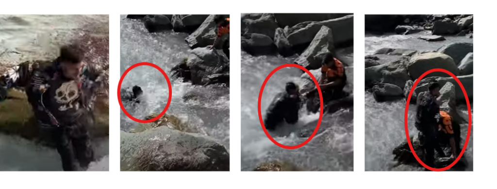 Man Seen In Viral Video Did Not Drown In River