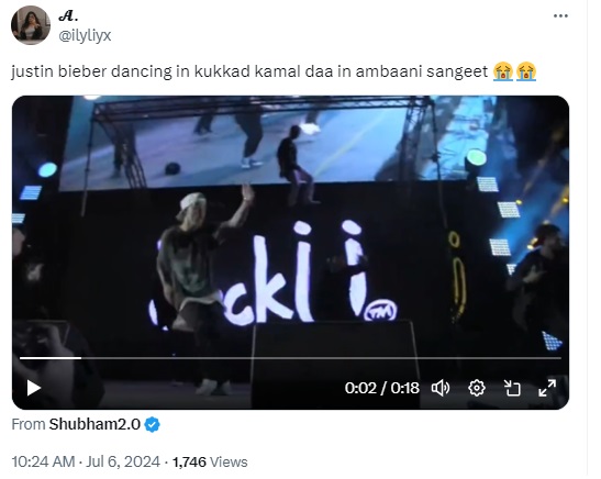 अंबानी विवाह सोहळ्याचे स्ट्रीमिंग हक्क हॉटस्टारला मिळाले असे सांगणारे आर्टिकल व्यंगात्मक