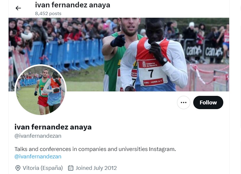 
X profile @ivanfernandezan