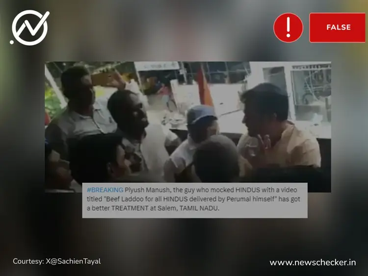 Fact Check: Man Thrashed For Mocking Hindus Amid Tirupati Laddu Row ...