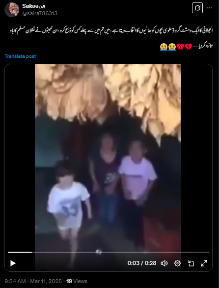الجولانی حکومت کے حامی کی جانب سے علوی بچوں کو ذبح کرنے کی دھمکی دینے کی ویڈیو۔