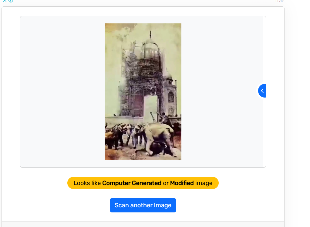 Courtesy: .fakeimagedetector
