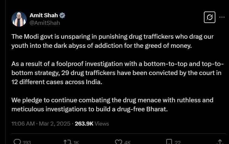 X post @@AmitShah 