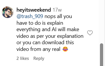heyitsweekend's instagram video
