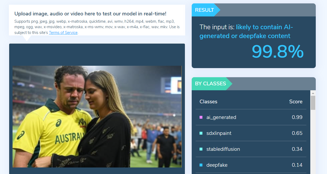 அரையிறுதி போட்டியில் தோற்றப் பிறகு டிராவிஸ் ஹெட் அழுததாக பரவும் படம்