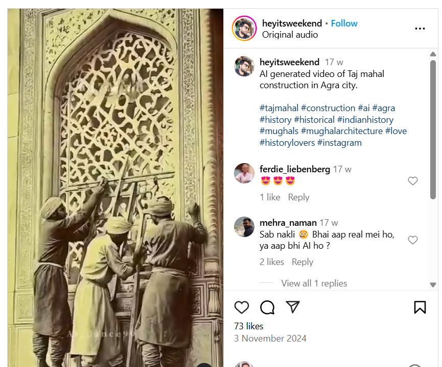 heyitsweekend's instagram video