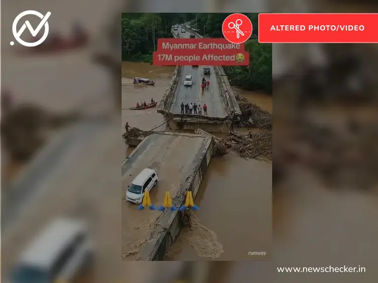 Fact Check: Viral Video Claiming To Show Earthquake-Hit Myanmar Is AI ...