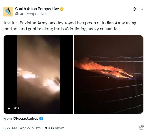 Indian Army Posts Destroyed By Pakistan? 