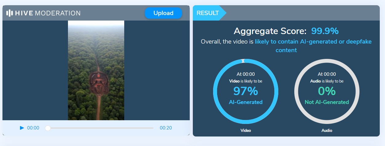 Video Of Goddess Kali Temple In A Forest Is AI Generated