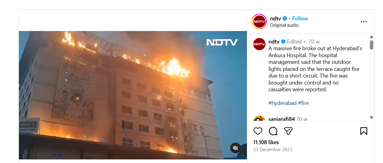 Instagram Post by NDTV
