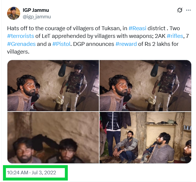 பஹல்கம் தாக்குதலில் தொடர்புடைய தீவிரவாதி பிடிக்கப்பட்டான்.