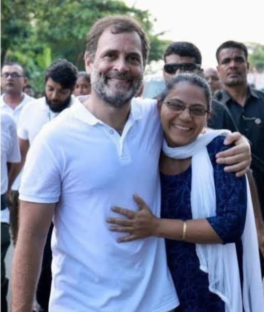 राहुल गांधींचे 'गुप्तहेर' ज्योती मल्होत्रासोबतचे फोटो असे सांगत एडिट केलेले फोटो होताहेत शेअर