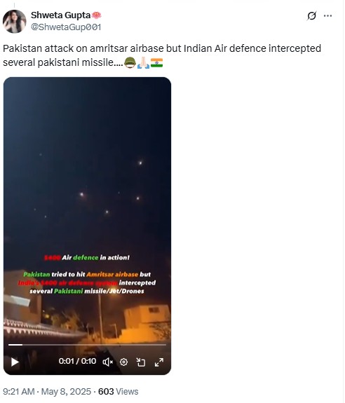 India Intercepting Pakistan Attack On Amritsar ?