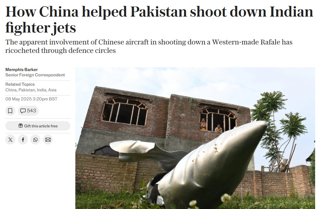 ‘Sensational Report’ On Pak Allegedly Shooting Down Indian Rafale Jets Is Fake