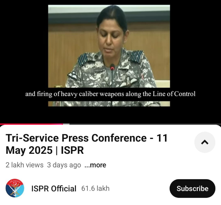 India Admits That Pakistan Did Not Target Civilians? No, Pak Army Uses Edited Clip To Make False Claim