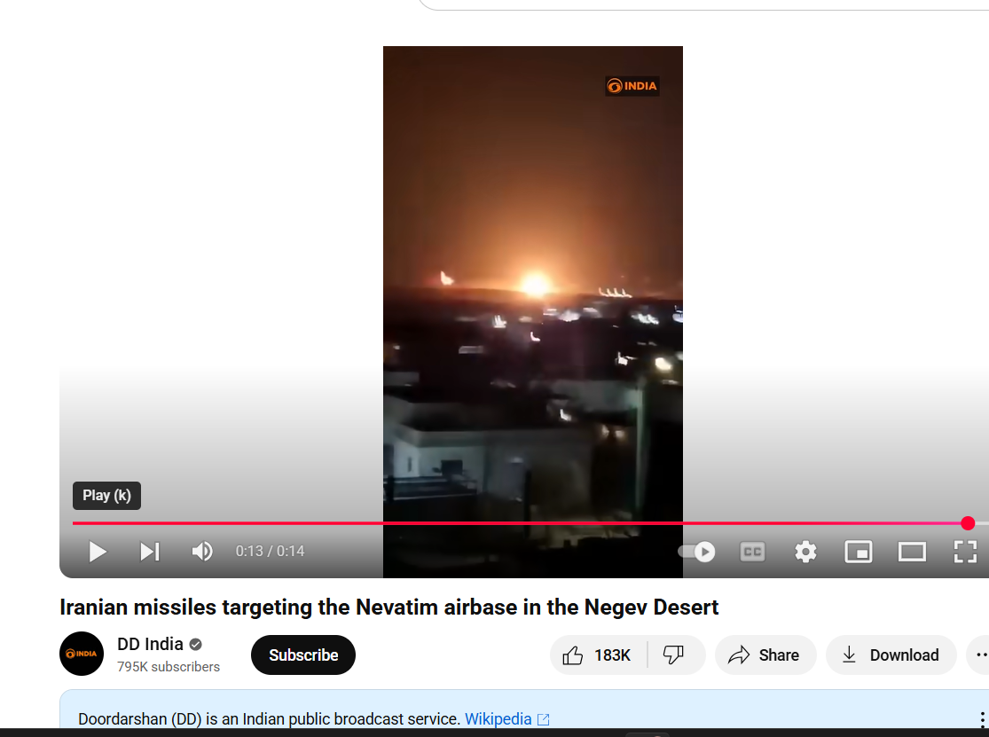 Youtube Video by DD India