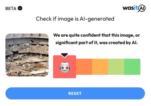 ಧ್ವಂಸಗೊಂಡ ರಾವಲ್ಪಿಂಡಿ ಕ್ರೀಡಾಂಗಣ ಎಂದು ವೈರಲ್ ಆಗುತ್ತಿರುವ ಫೋಟೋ ಎಐ ಸೃಷ್ಟಿ