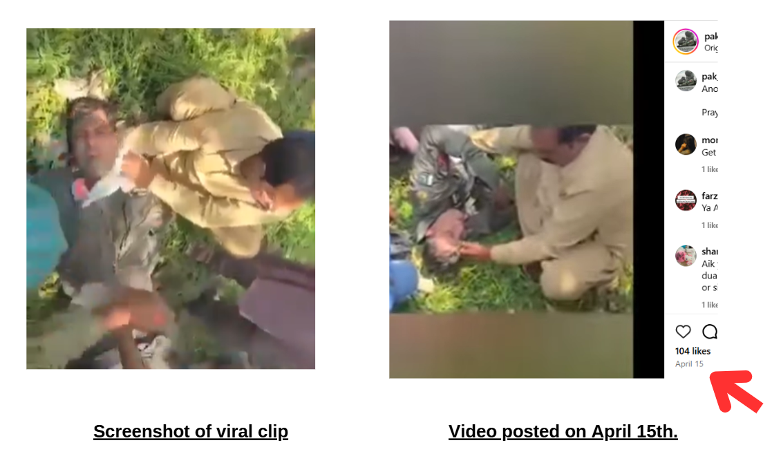 पाकिस्तानी पायलटला भारतीयांनी जिवंत पकडले? जुना व्हिडीओ खोट्या दाव्याने व्हायरल 