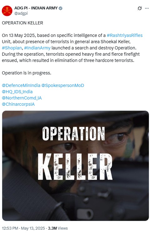 Old Photo Shared To Show Terrorists Eliminated During Army's ‘Operation Keller’ In Jammu & Kashmir