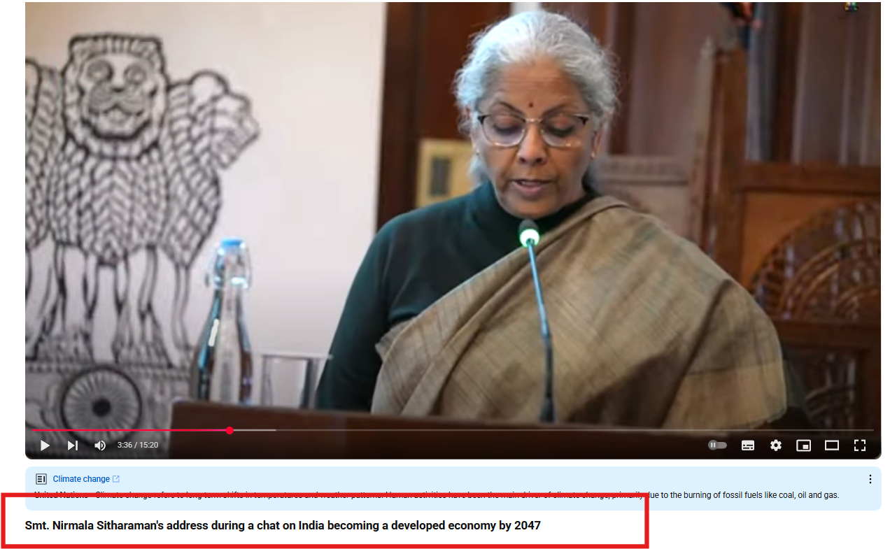 Deepfake Video Of Nirmala Sitharaman Promoting Investment Project Shared As Real