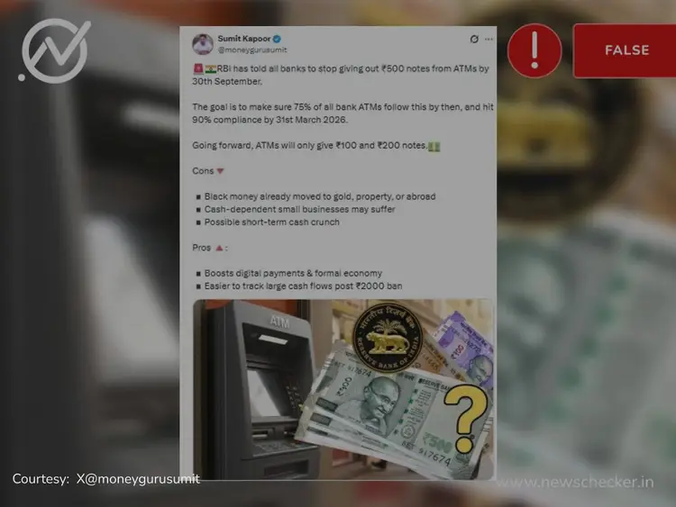 Fact Check: ₹500 Notes To Be Phased Out? No, False Claim Goes Viral