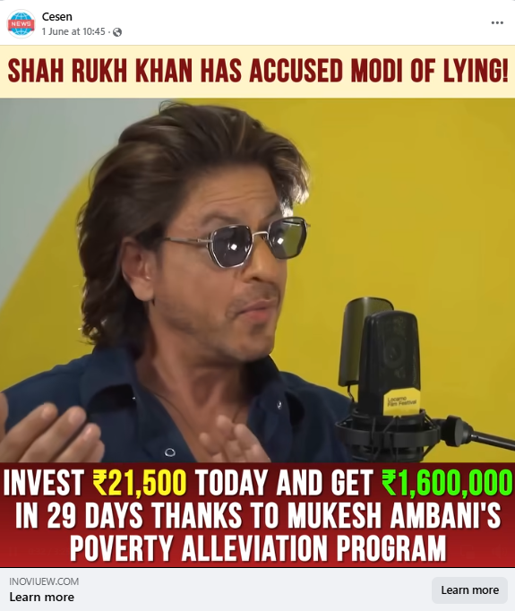 Did PM Modi Unveil New Financial Project After Shah Rukh Khan’s ‘Rebuke’? No, Viral Video Is Deepfake