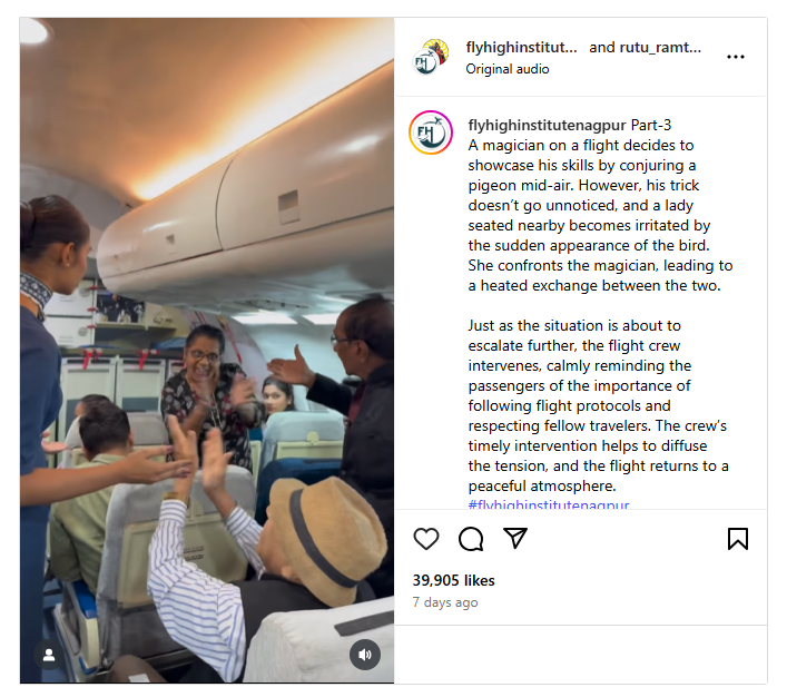 विमानात भांडणाऱ्या प्रवाशांचा व्हिडीओ स्क्रिप्टेड आहे