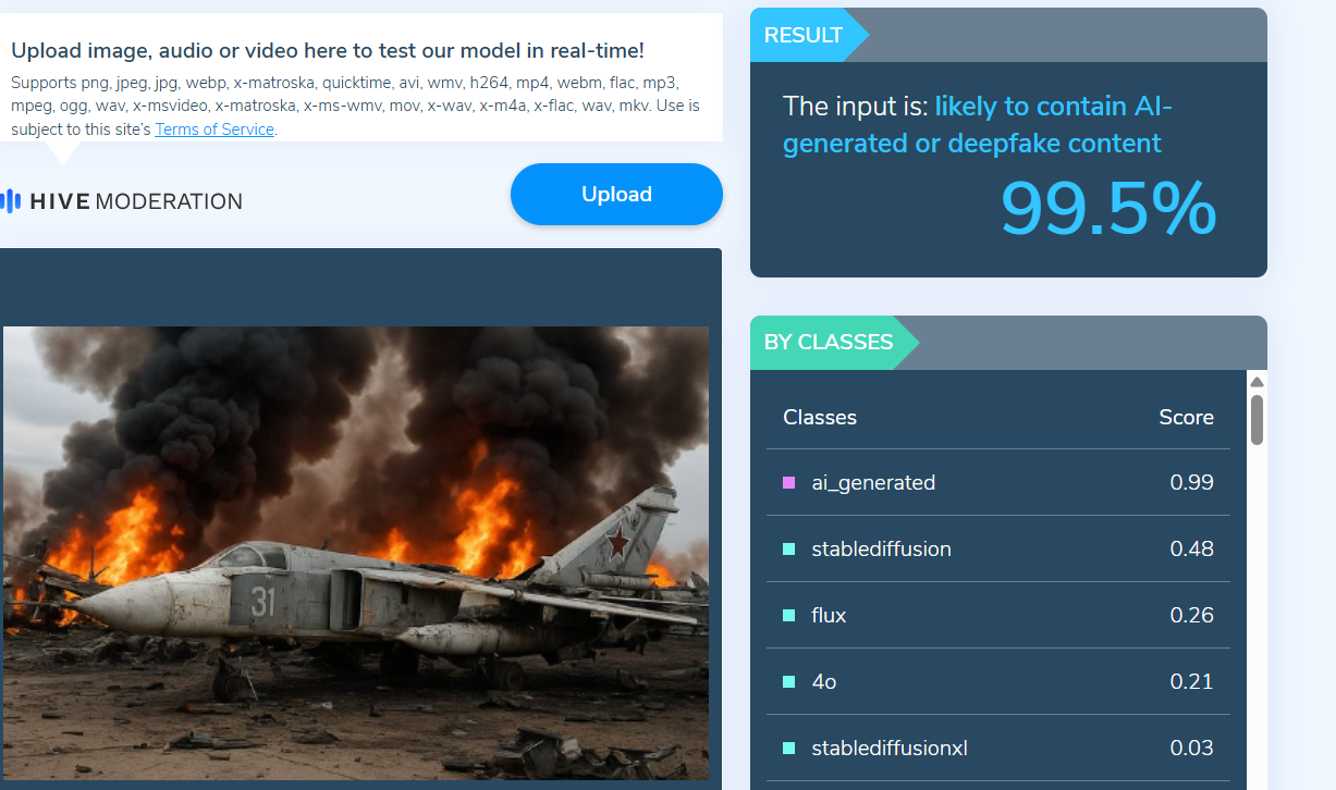 Viral Image Showing Destruction At Russian Airbase After Ukraine’s Drone Attack Is AI Generated