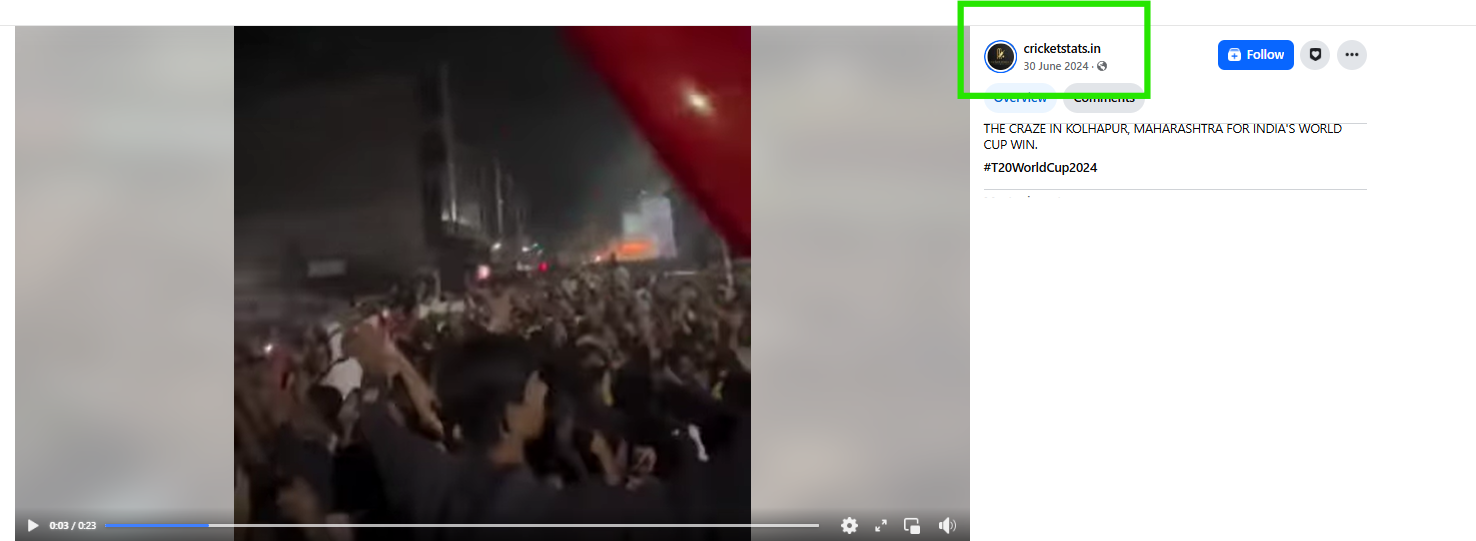 No, This Video Does Not Show Celebrations In Bengaluru After RCB Wins IPL 2025