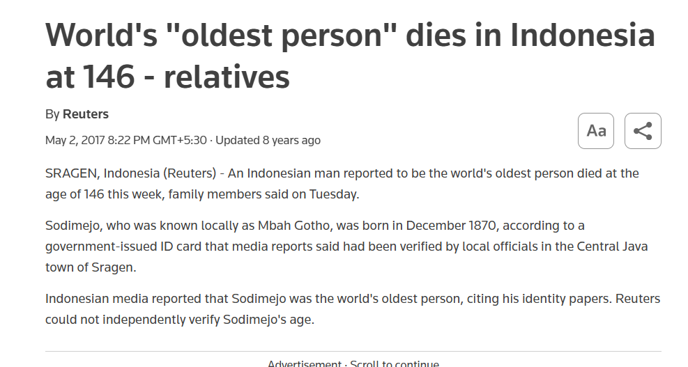 News Report by Reuters