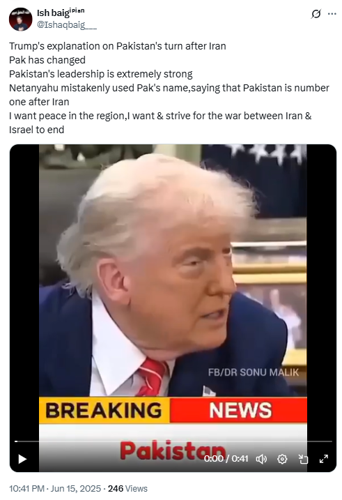 Israel-Iran Conflict: Old Netanyahu Clip ‘Warning’ Islamabad Spurs AI Trump Video ‘Supporting’ Pakistan To Go Viral