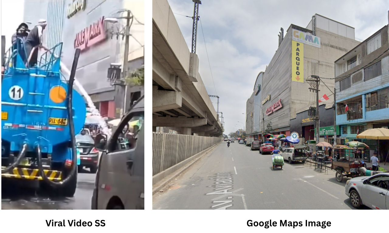 ರಸ್ತೆ ಬದಿ ಮೂತ್ರ ವಿಸರ್ಜನೆ ಮಾಡುತ್ತಿದ್ದ ವ್ಯಕ್ತಿಯ ಮೇಲೆ ಟ್ಯಾಂಕರ್ ನಿಂದ ನೀರು ಎರಚುವ ವೀಡಿಯೋ ಇಂದೋರ್ ನದ್ದಲ್ಲ